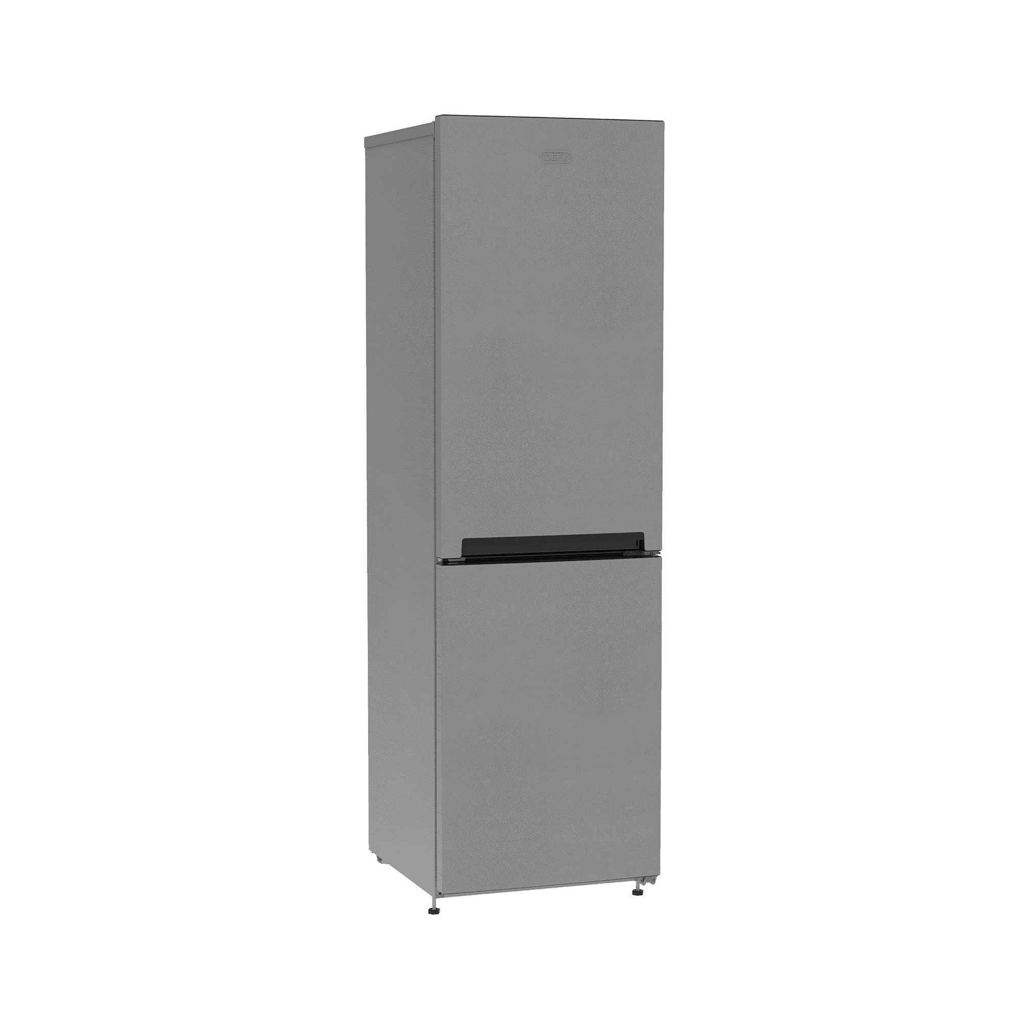 DEFY 50cm Fridge / Freezer EMB Metallic