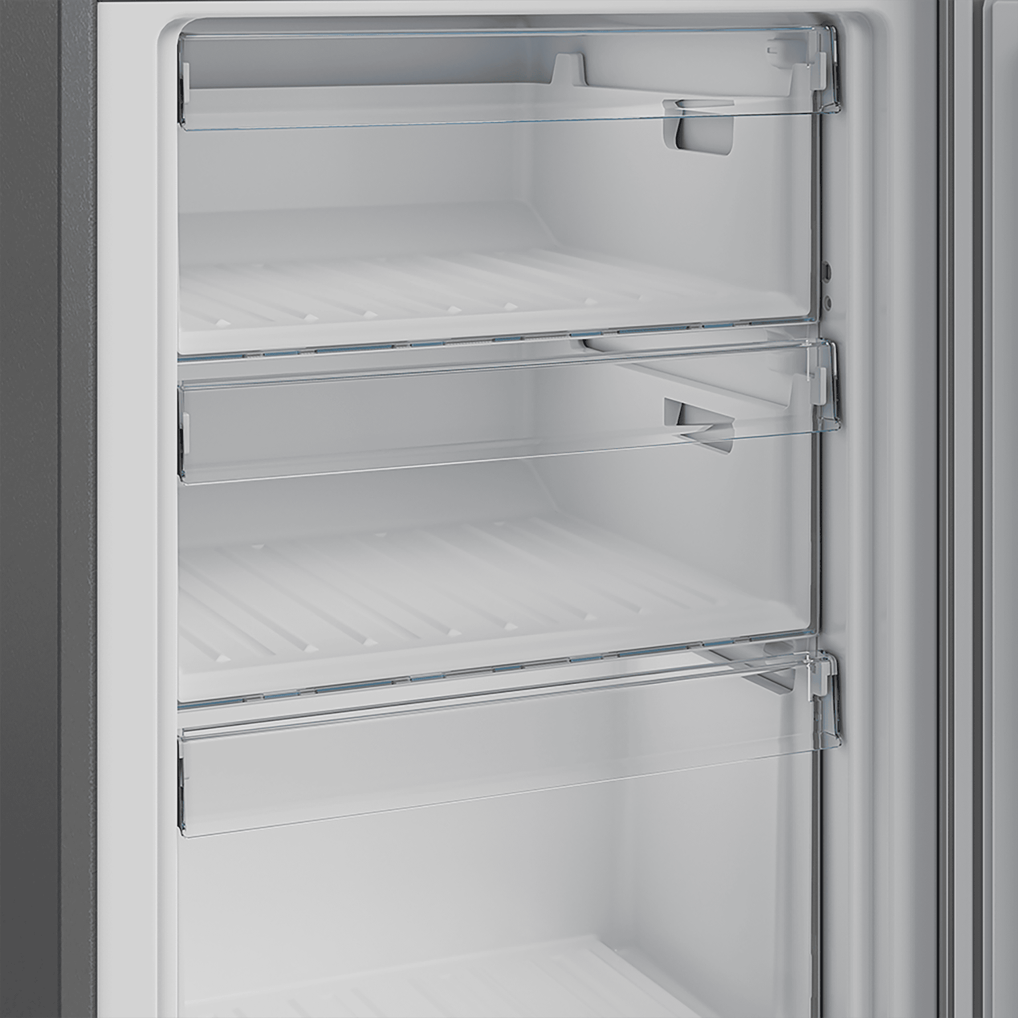 DEFY 54cm Fridge / Freezer Satin Metallic - Image 9