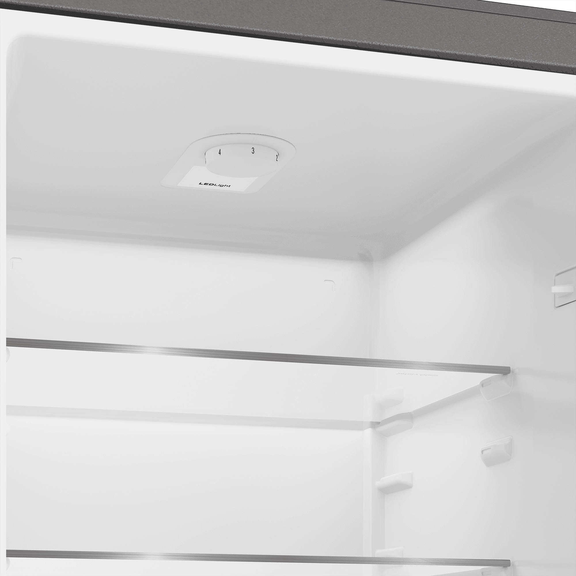 DEFY 54cm Fridge / Freezer Satin Metallic - Image 4