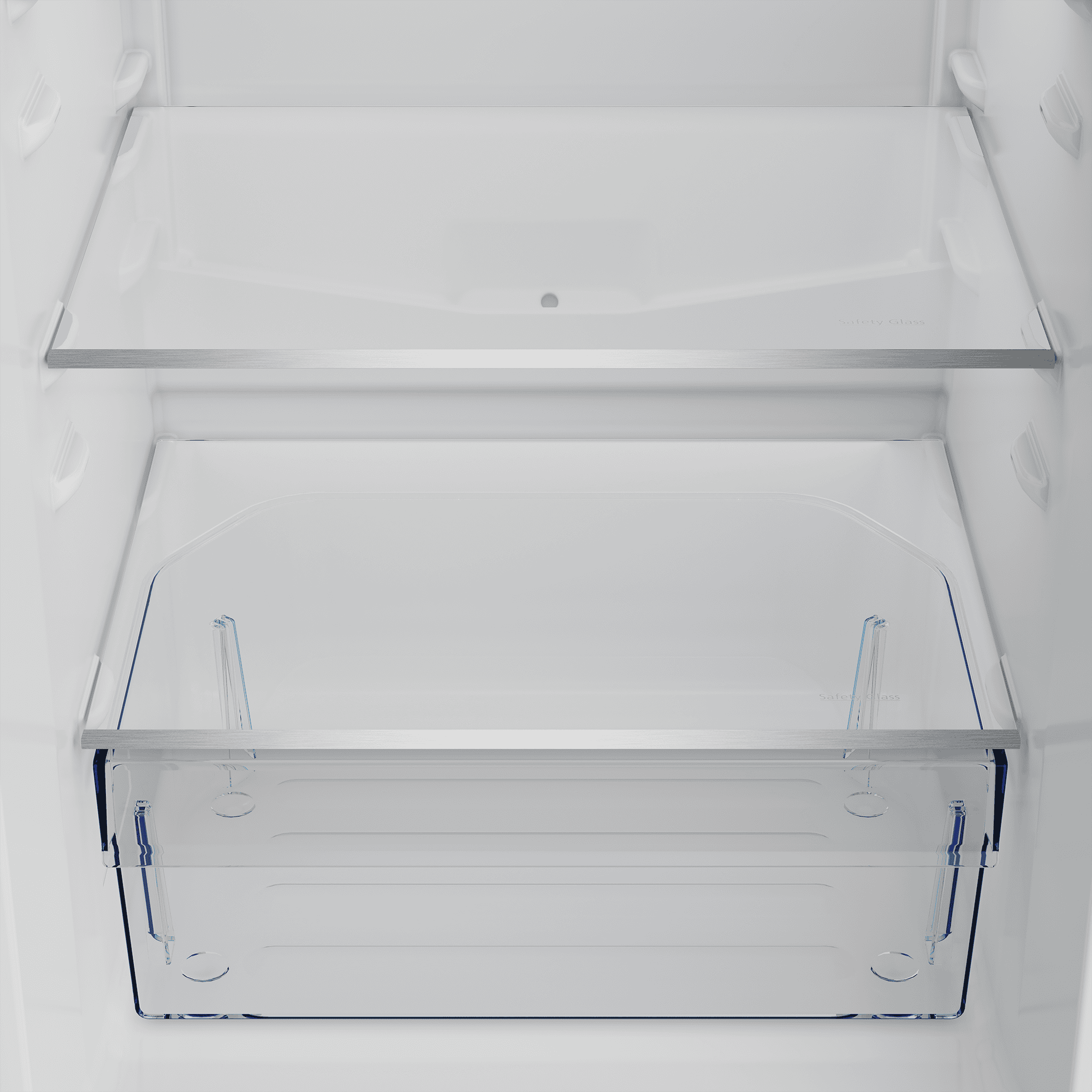 DEFY 54cm Fridge / Freezer Satin Metallic - Image 7