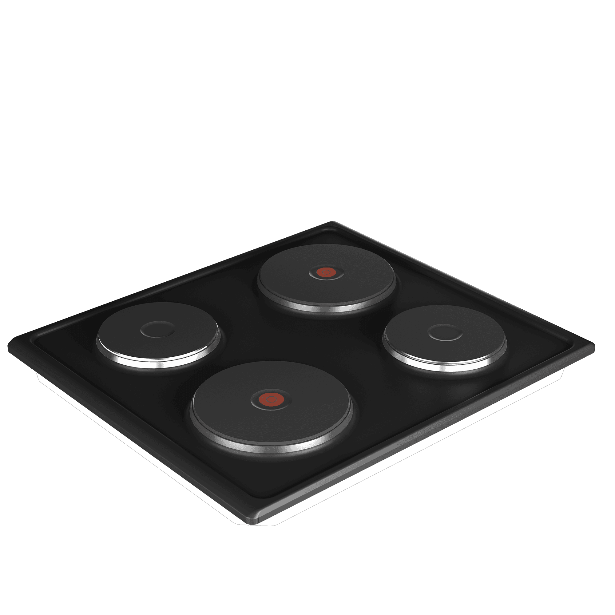 DEFY 60cm Slimline Solid Hob Black NCP - Image 2
