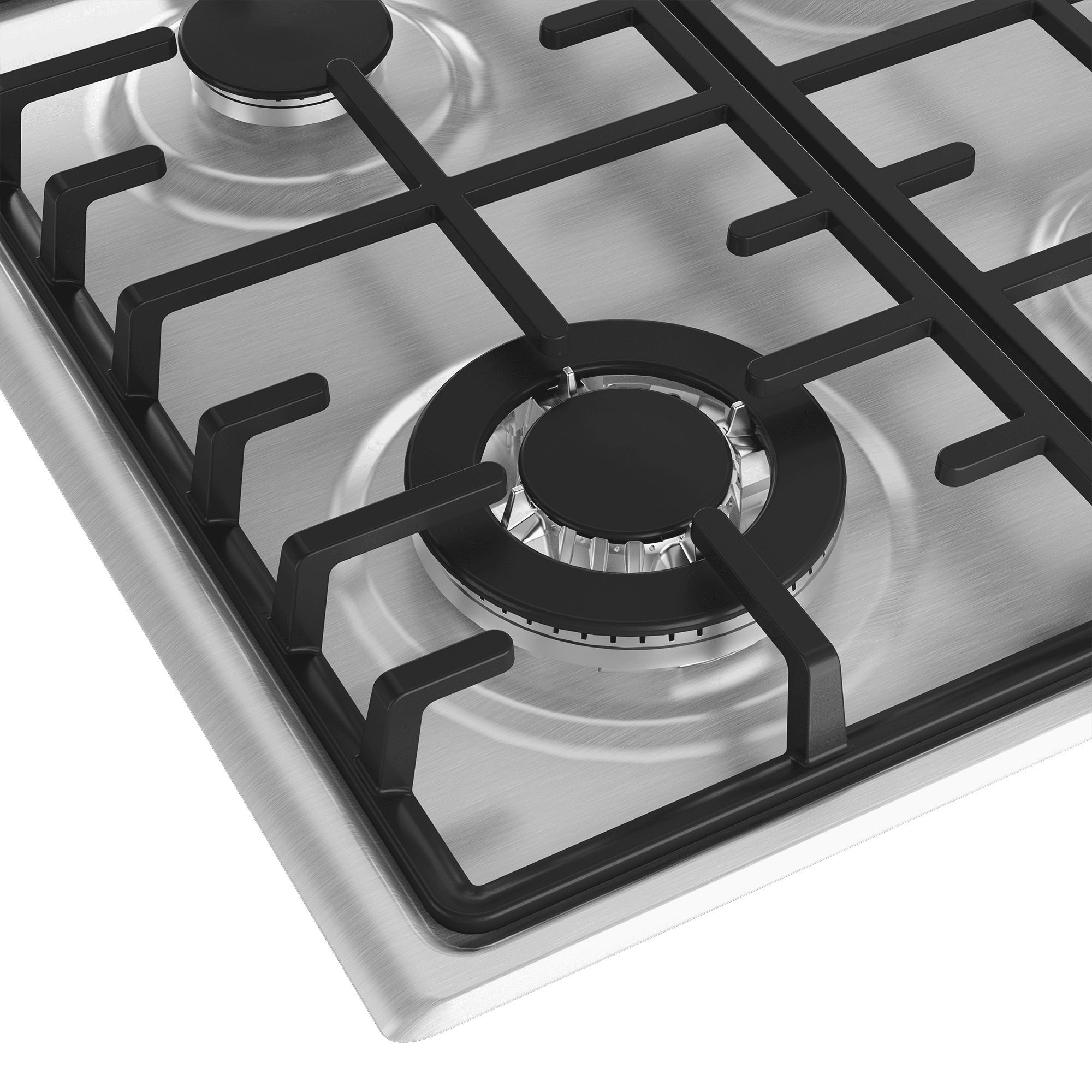 DEFY - Defy60cm Slimline Gas Hob with Wok Stainless Steel - Image 2