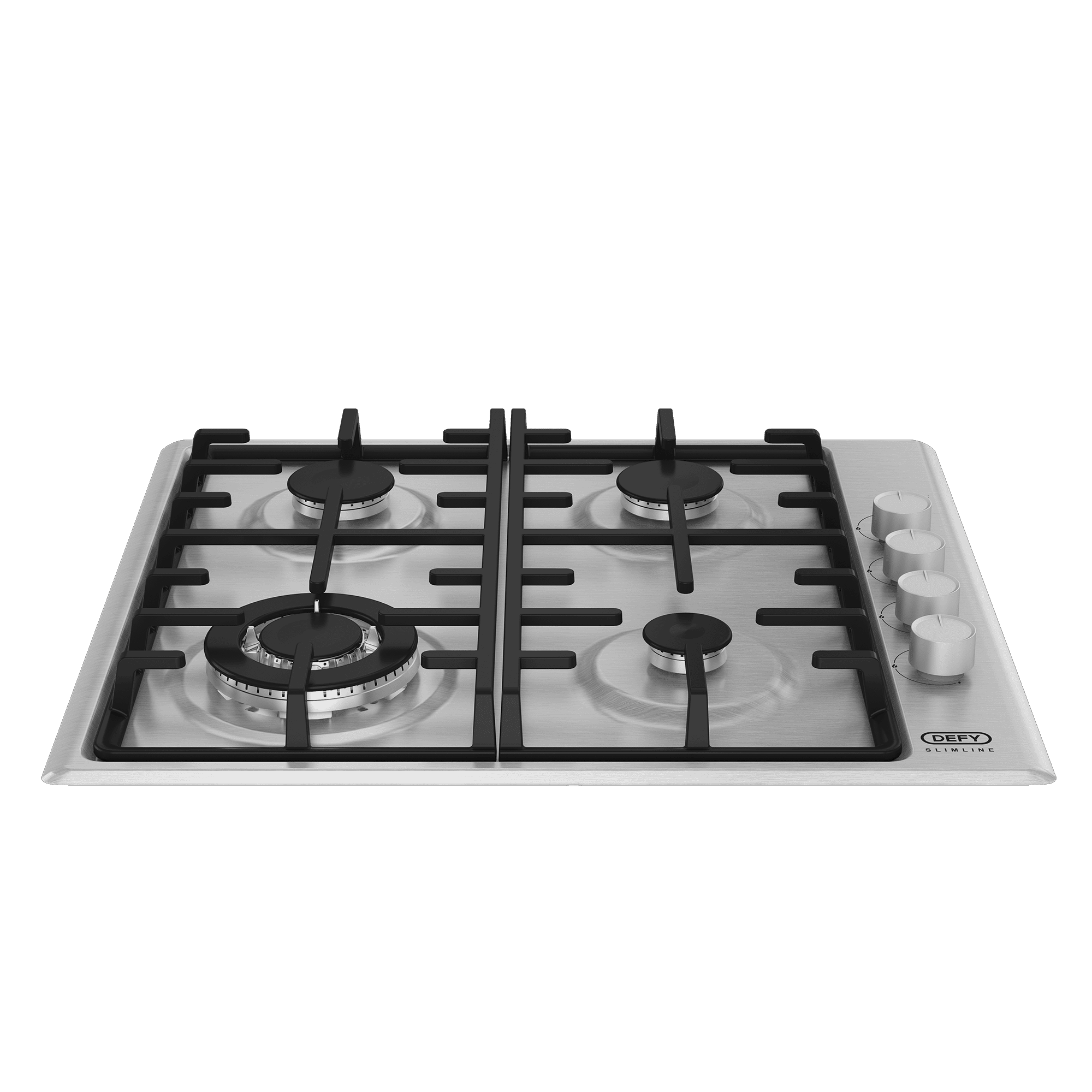 DEFY - Defy60cm Slimline Gas Hob with Wok Stainless Steel - Image 4