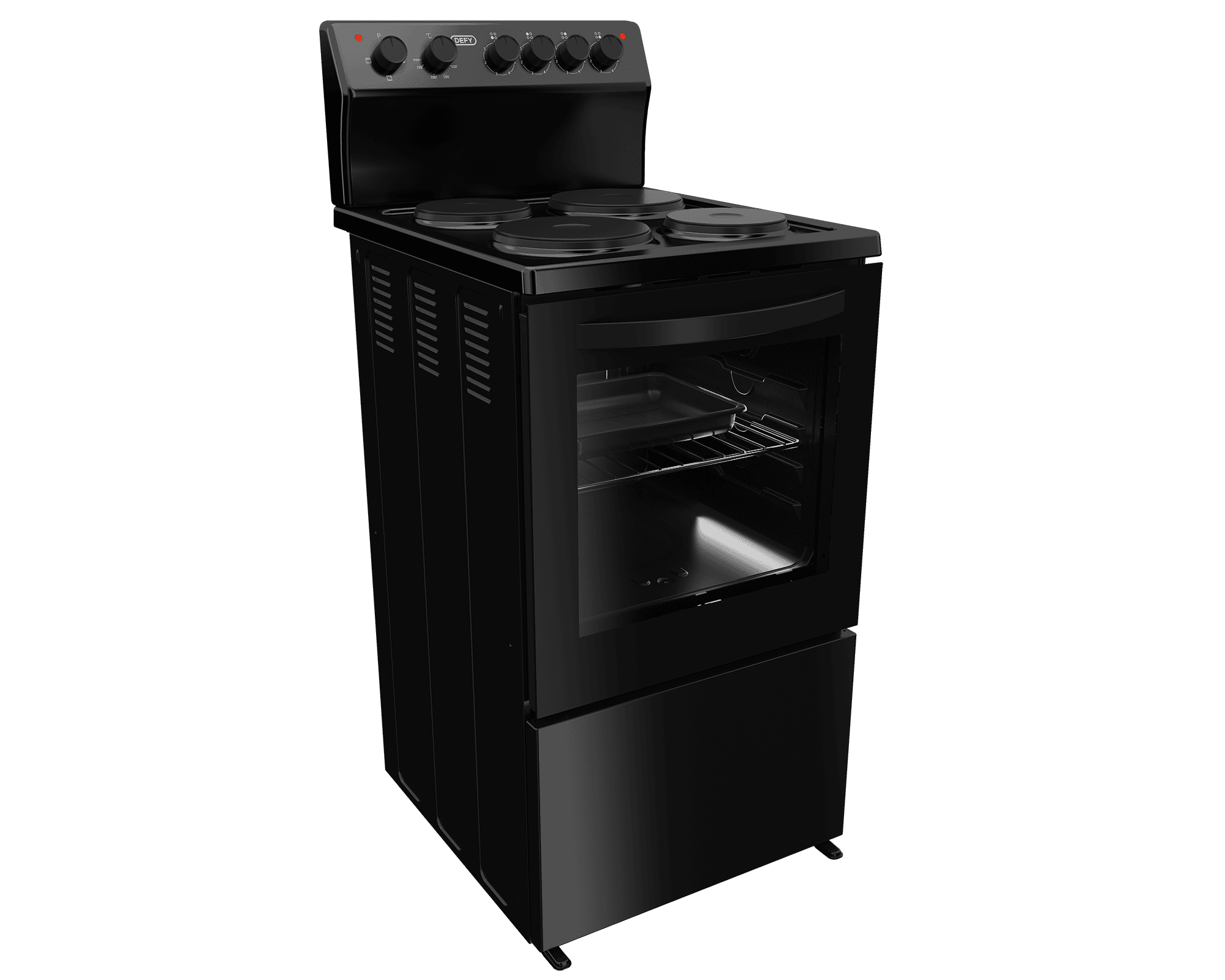 DEFY - 50cm 4 Plate Electric Stove Black RC - Image 2