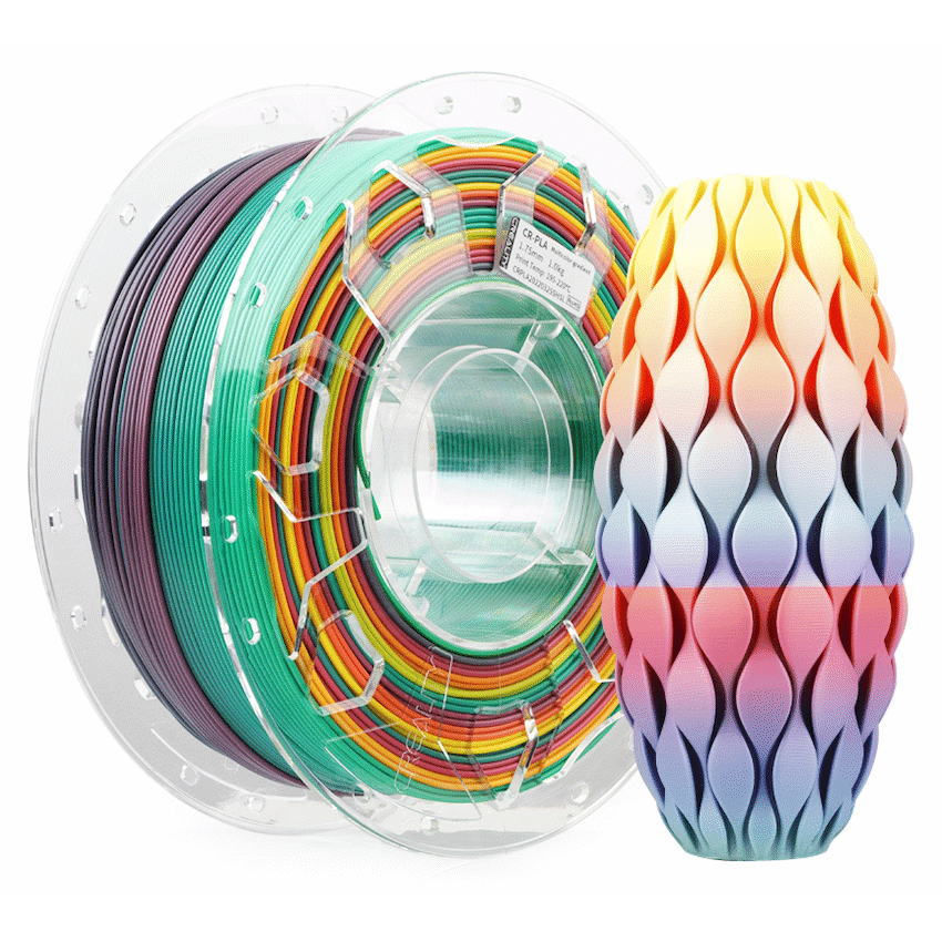 Creality CR-PLA Filament 1kg - Rainbow - Image 4