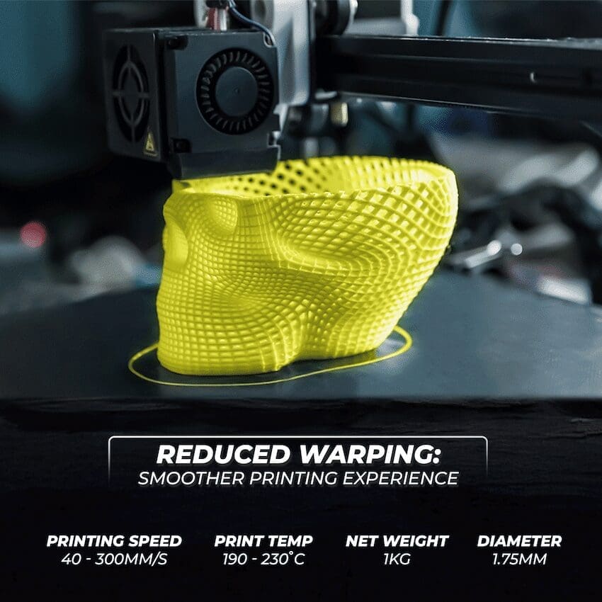 Creality Ender PLA Filament - Yellow - 1kg - Image 4