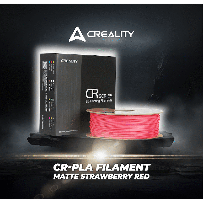 Creality CR-PLA Filament - Matte - Strawberry Red (1kg) - Image 4