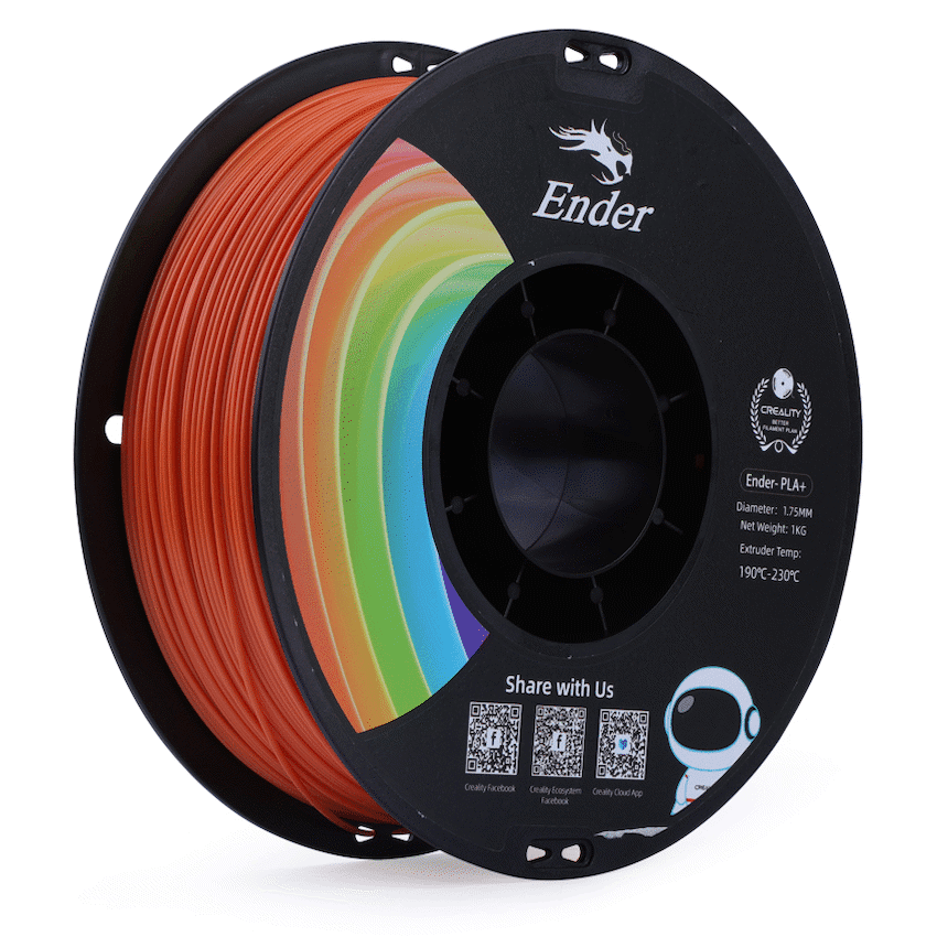 Creality Ender PLA+ Filament - Orange 1kg