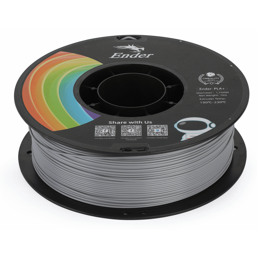 Creality Ender PLA+ Filament Grey 1Kg - Image 2