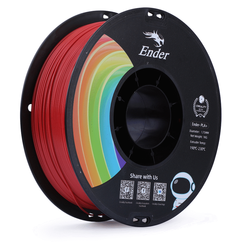 Creality Ender PLA+ Filament - Red 1kg