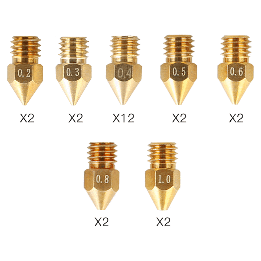 Creality MK8 Nozzle 24-Piece Package - Image 3