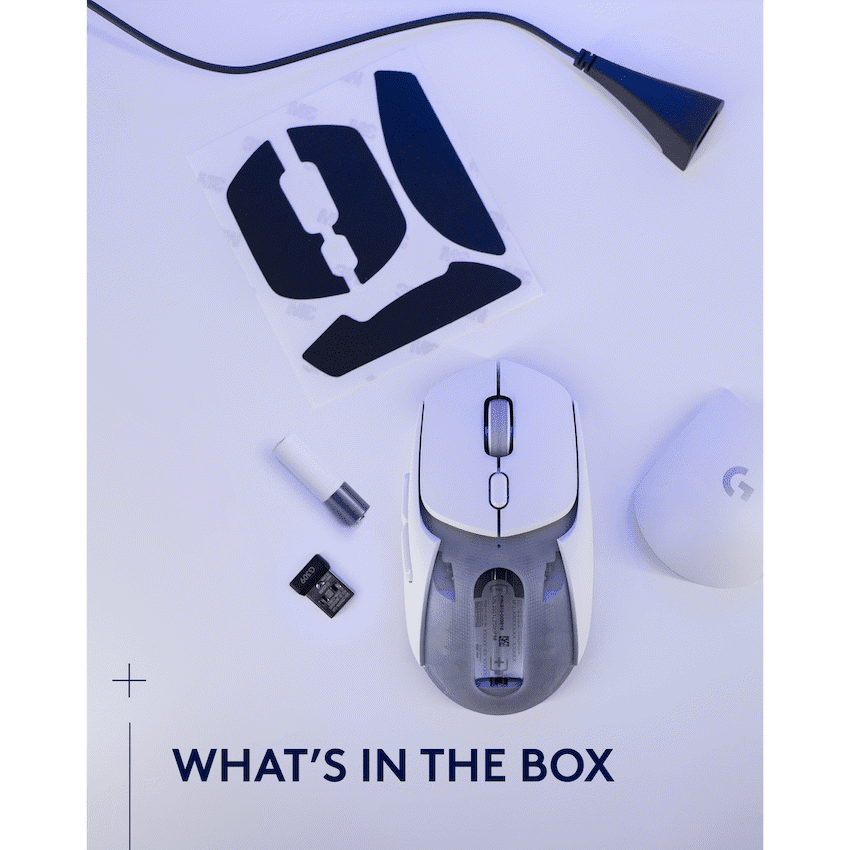LogitechG Logitech(R) G309 Lightspeed Wireless Mouse - White - Image 4