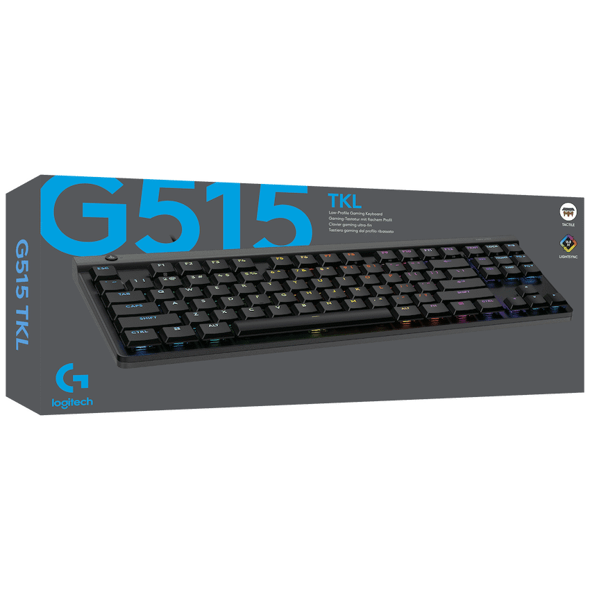 LogitechG Logitech(R) G515 TKL Wired Gaming Keyboard - Black - Image 3