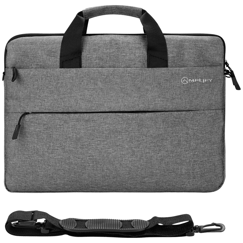 Amplify Cuba 15.6" Laptop Shoulder Bag Grey