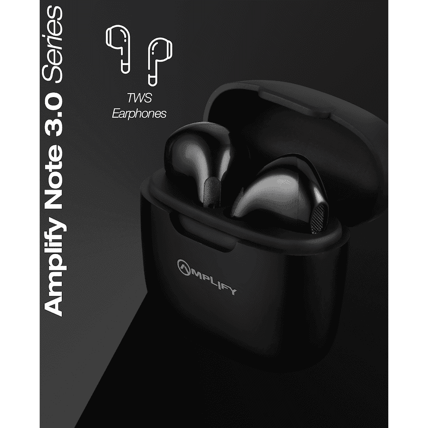 Amplify Note 3.0 Series TWS Earphones - Black - Image 3