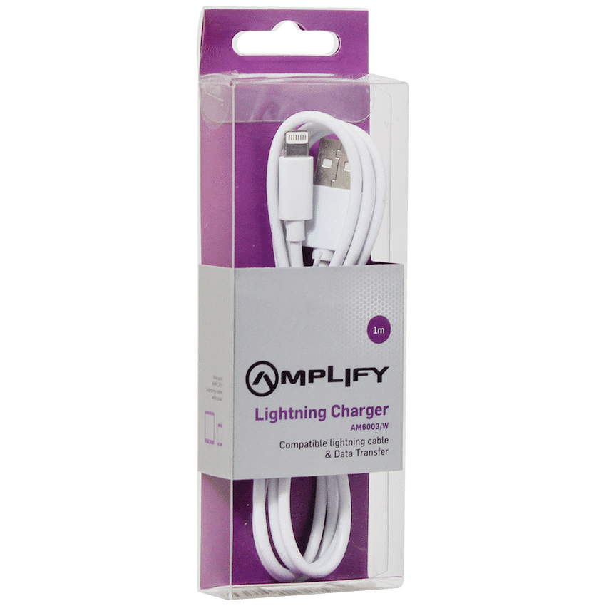 Amplify Lightning Charging Cable for iPhone & iPad (10W) - White - Image 2