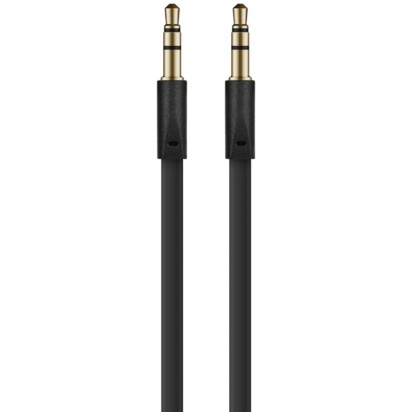 Volkano Slim Series Aux Cable 2m - Black