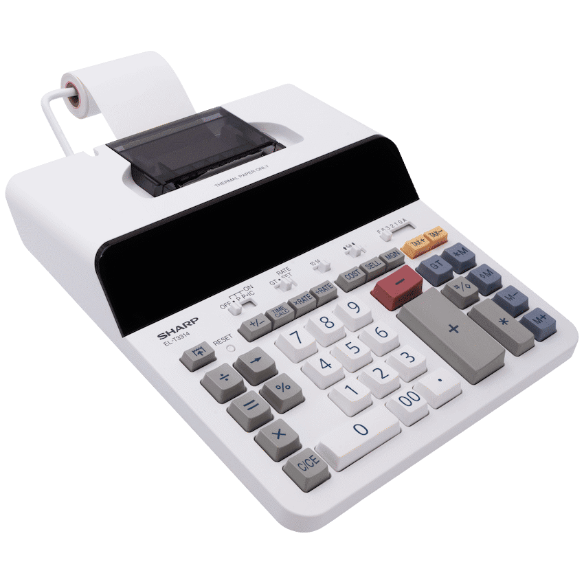Sharp EL-T3314 Printing Calculator
