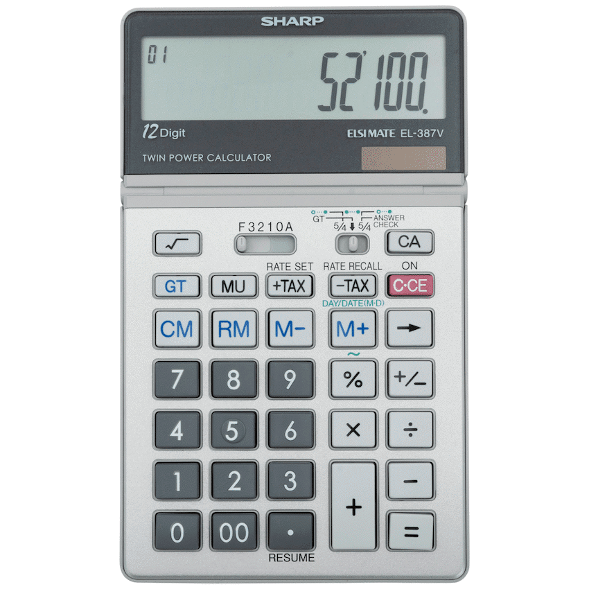 Sharp - EL387V Multi-Function Calculator