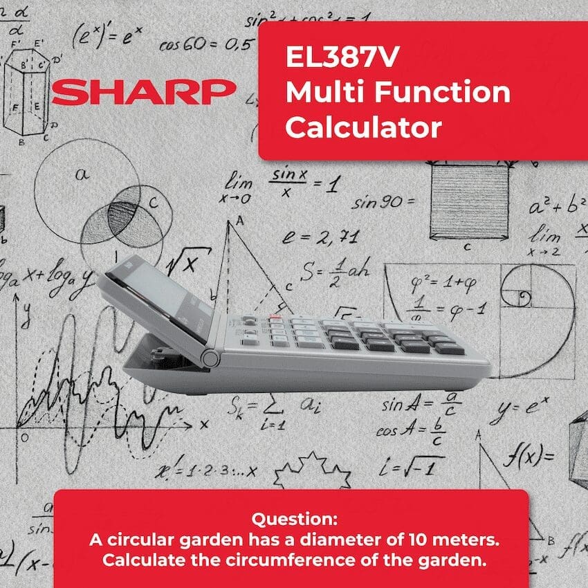 Sharp - EL387V Multi-Function Calculator - Image 3