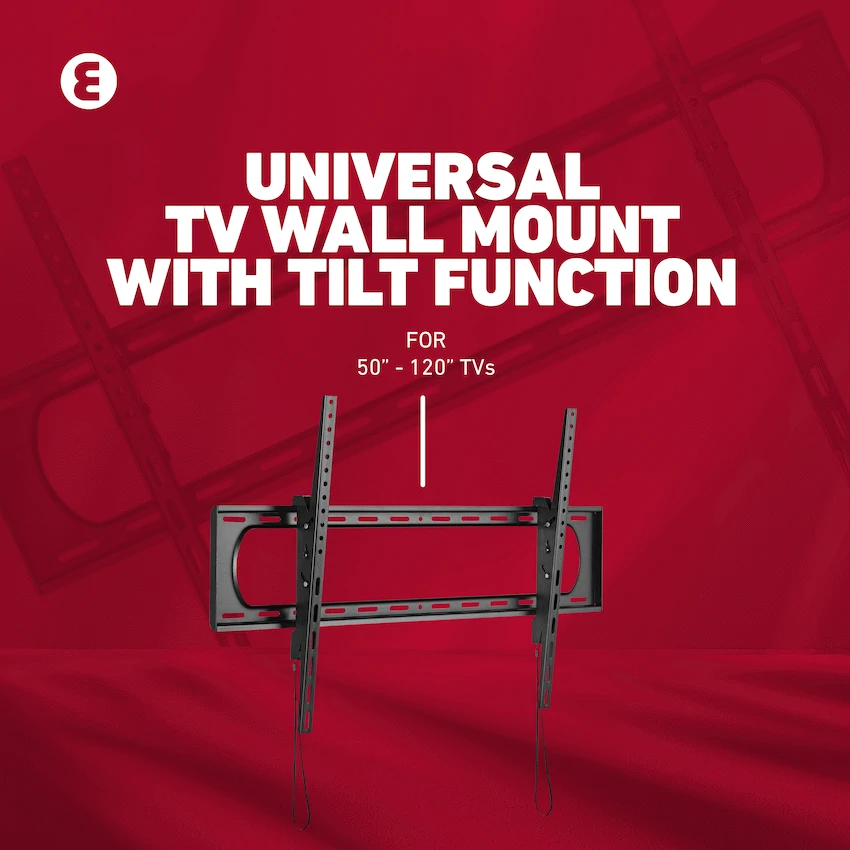 Ellies Solid Series Heavy Duty Tilt TV Wall Mount 60" - 120" TVs - Image 2