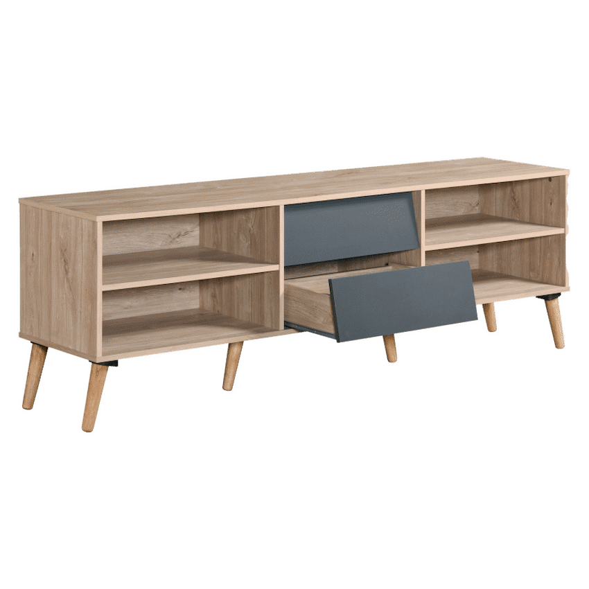 Everfurn Everest Tall TV Stand - 2 Drawers - Image 2
