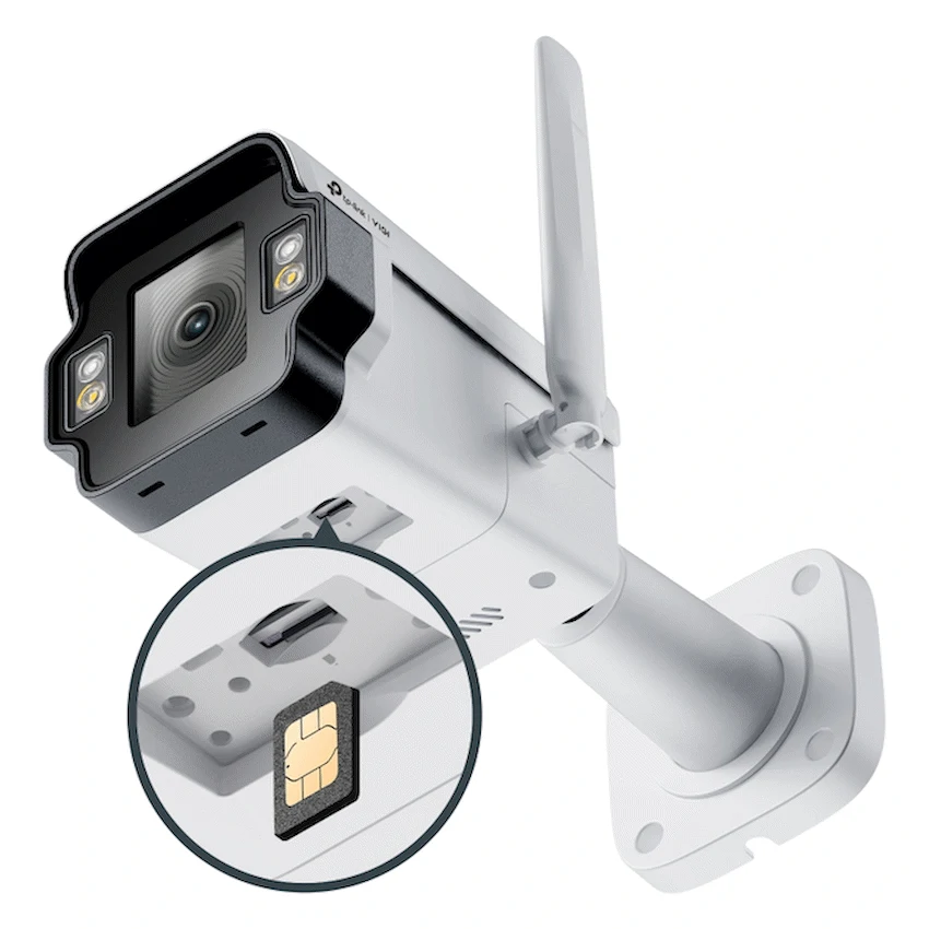 InSight S345-4G (4mm) VIGI 4MP Outdoor Full-Color 4G Bullet Network Camera - Image 4