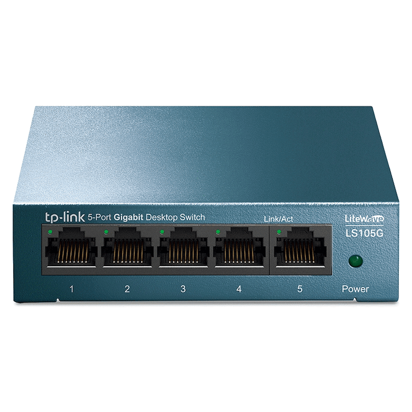 TP-LINK LS105G LiteWave 5-Port Gigabit Desktop Switch - Image 2