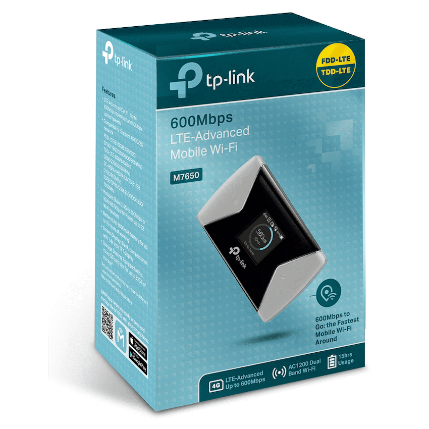 TP-LINK M7650 4G Mobile Wi-Fi Router - Image 3