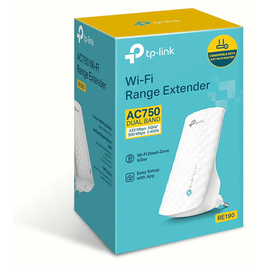 TP-LINK RE190 AC750 Wi-Fi Range Extender - Image 4