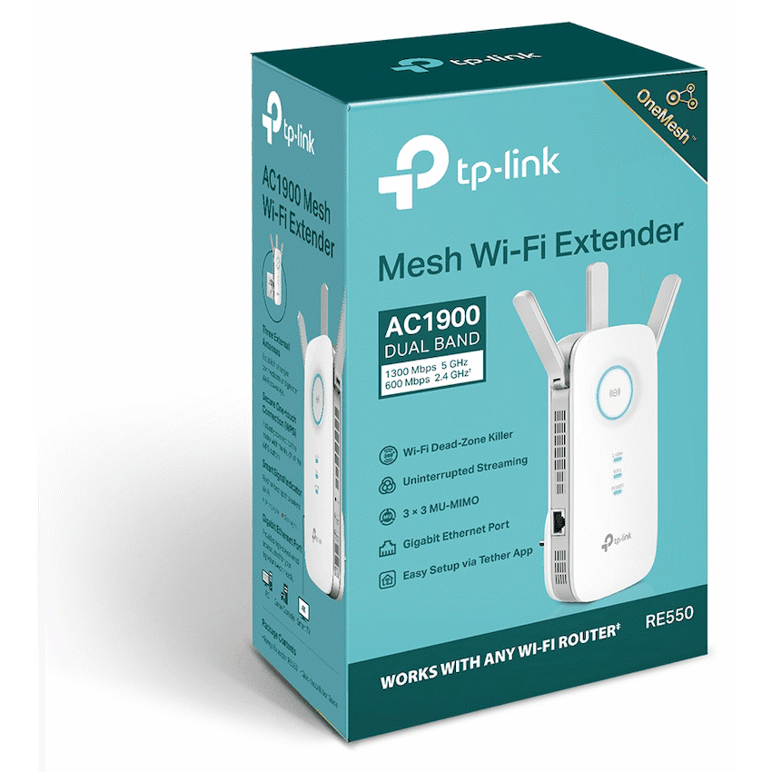 TP-Link RE550 AC1900 MU-MIMO Wi-Fi Range Extender - Image 4