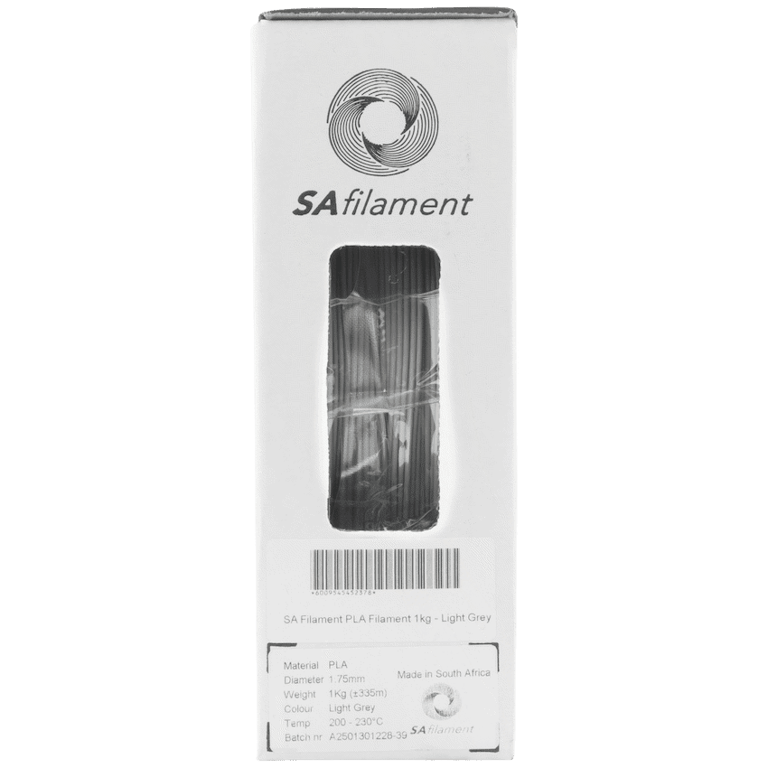 SA Filament ABS Premium Filament 1kg - Light Grey - Image 4