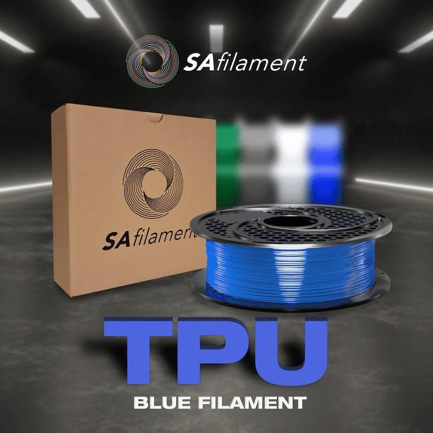 SA Filament TPU 95A Filament 500g - Blue - Image 2