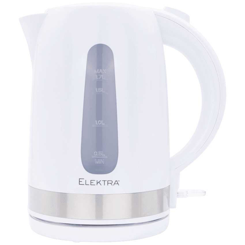 Elektra 1.7l Plastic Kettle - White