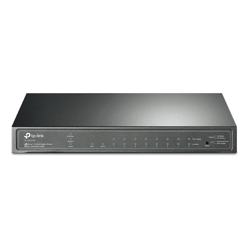 Omada - TP-Link SG2210P JetStream 10-Port Gigabit Smart Switch with 8-Port PoE+ - Image 2