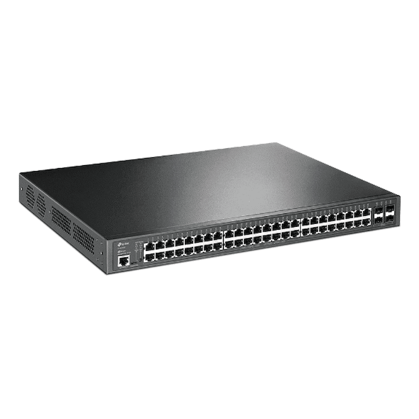 Omada - TP-Link SG3452P JetStream 52-Port Gigabit L2+ Managed Switch with 48-Port PoE+