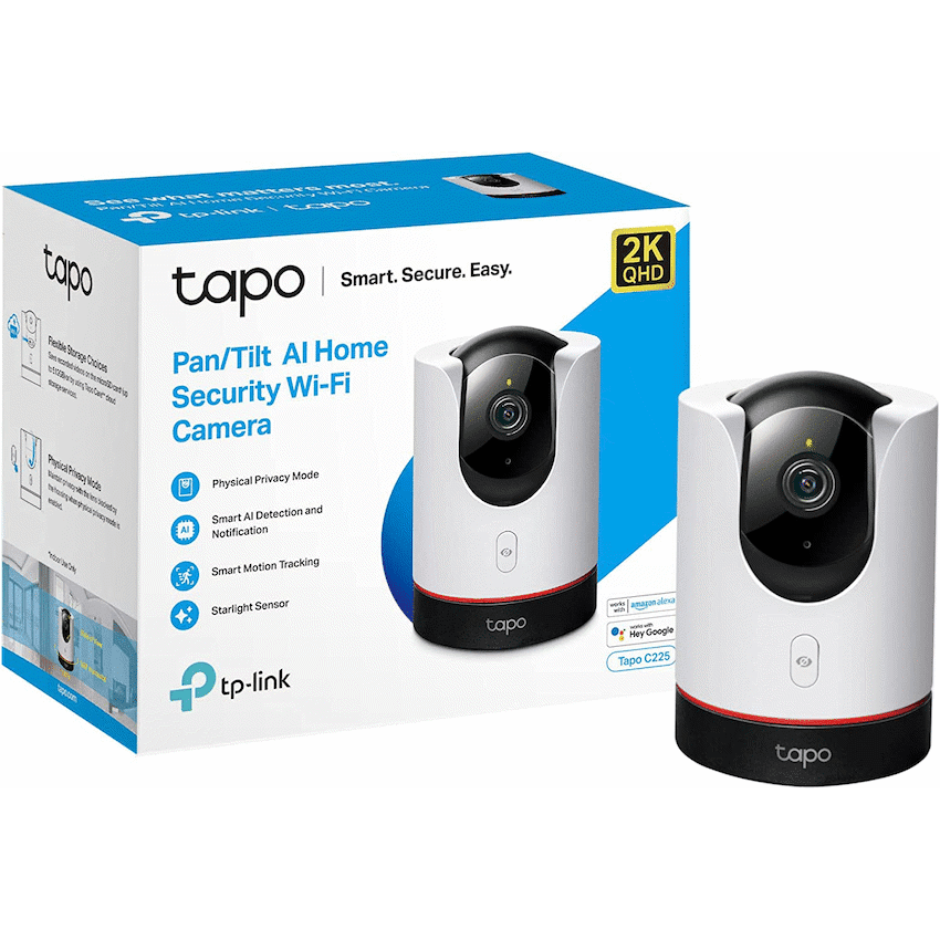 Tapo TP-Link Tapo C225 2K QHD Pan/Tilt AI Home Security Wi-Fi Camera - Image 2
