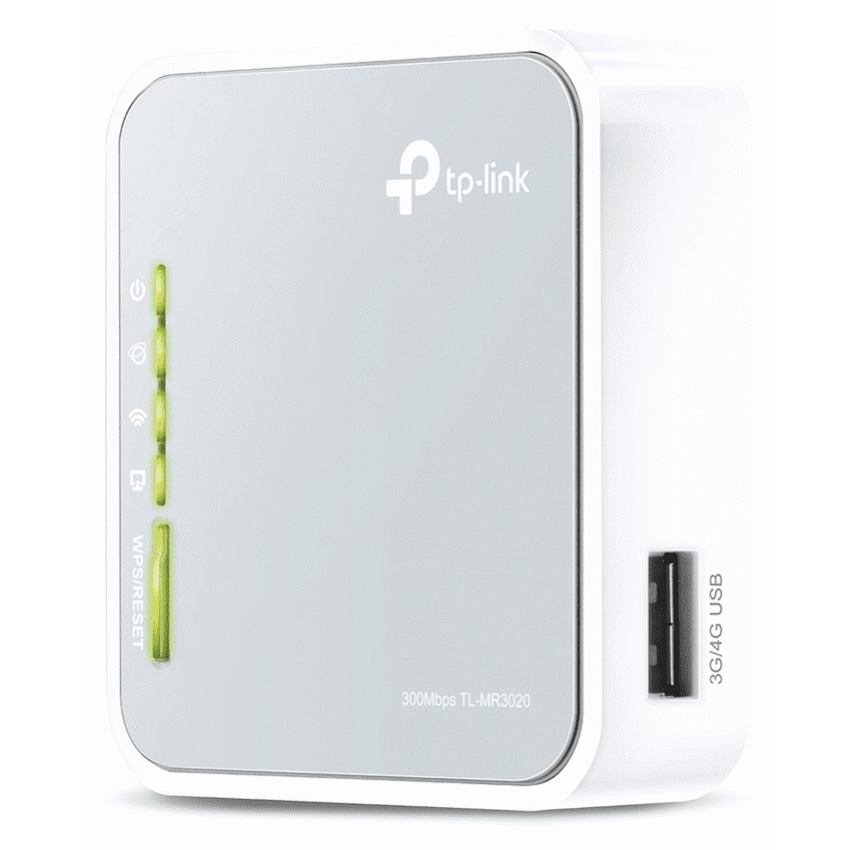 TP-LINK TL-MR3020 N300 Wireless Dual-Band 4G LTE Router