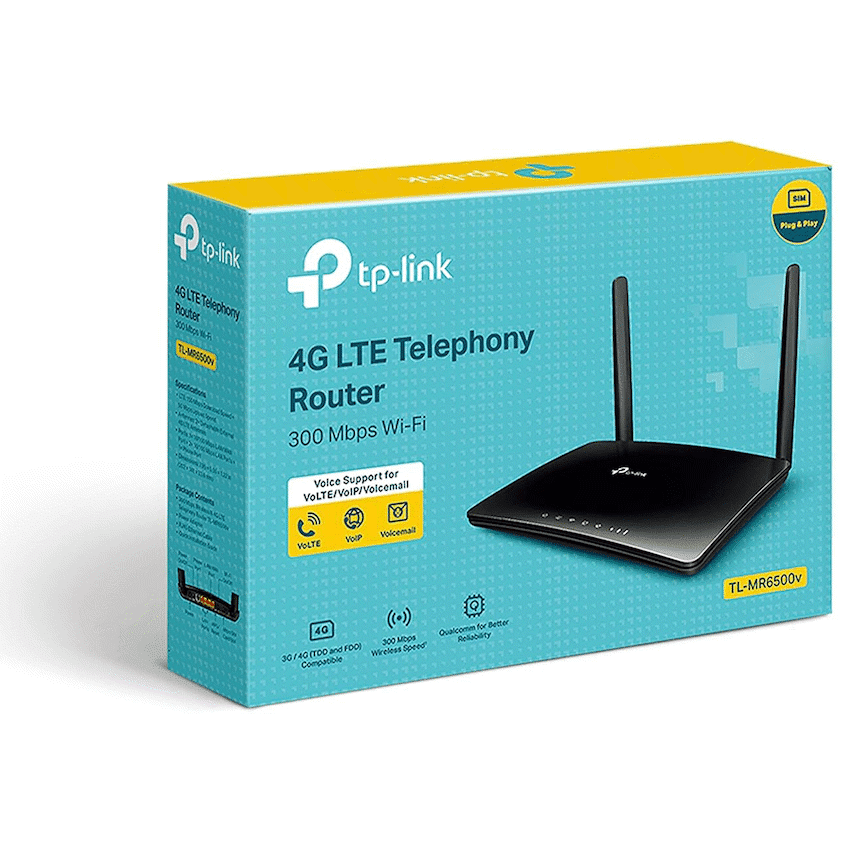 TP-LINK TL-MR6500V 300Mbps Wireless N 4G LTE Router + VoIP - Image 3