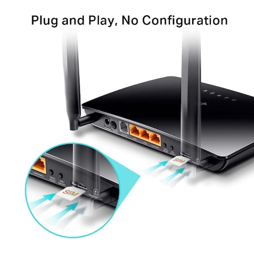 TP-LINK TL-MR6500V 300Mbps Wireless N 4G LTE Router + VoIP - Image 4