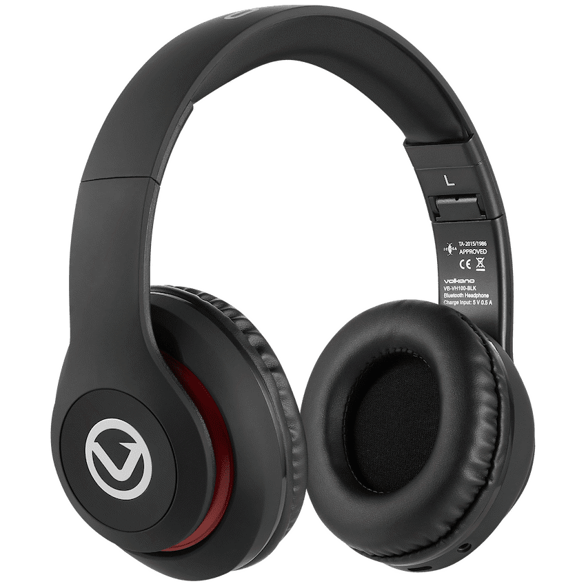Volkano Impulse Series Bluetooth Headphones - Black - Image 4