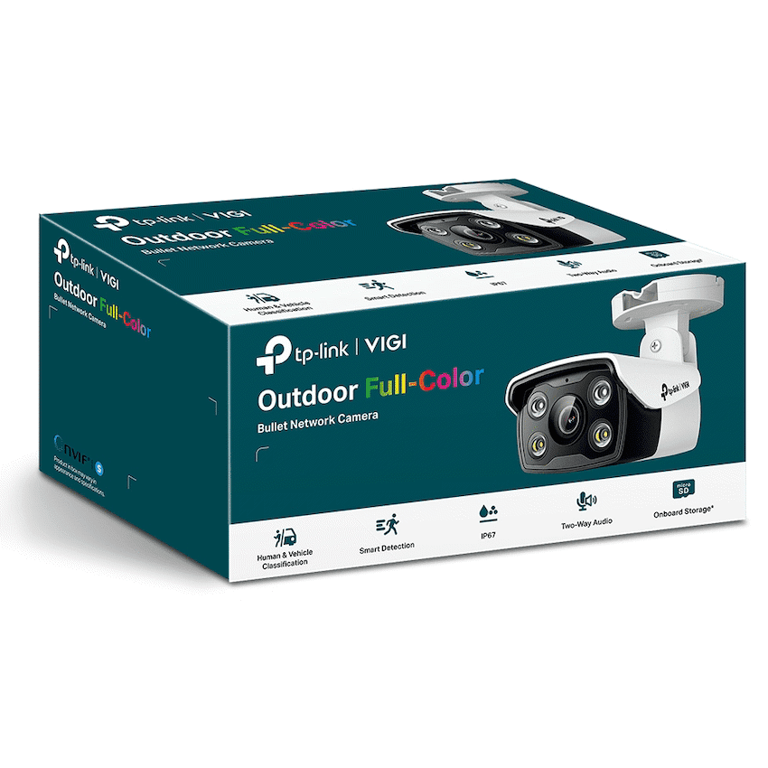 VIGI - TP-Link Vigi C340 4MP 4mm Outdoor Full-Color Bullet Network Camera - Image 2