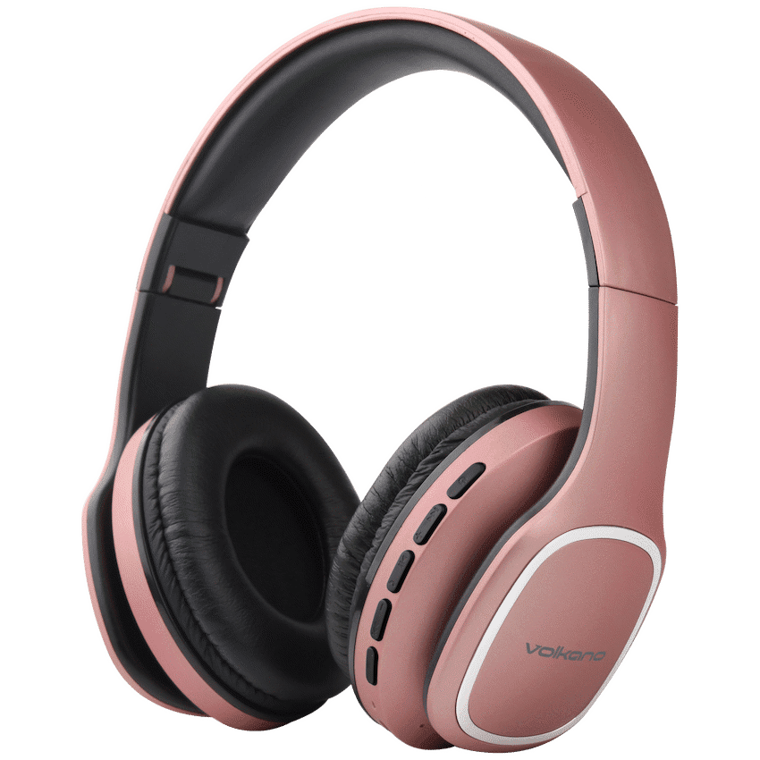Volkano Phonic Series Bluetooth Full-Size Headphones - Rose Gold - Image 2