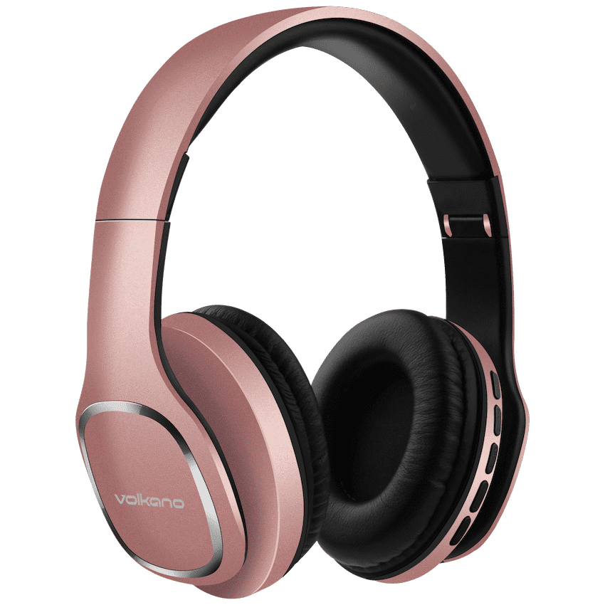 Volkano Phonic Series Bluetooth Full-Size Headphones - Rose Gold - Image 3