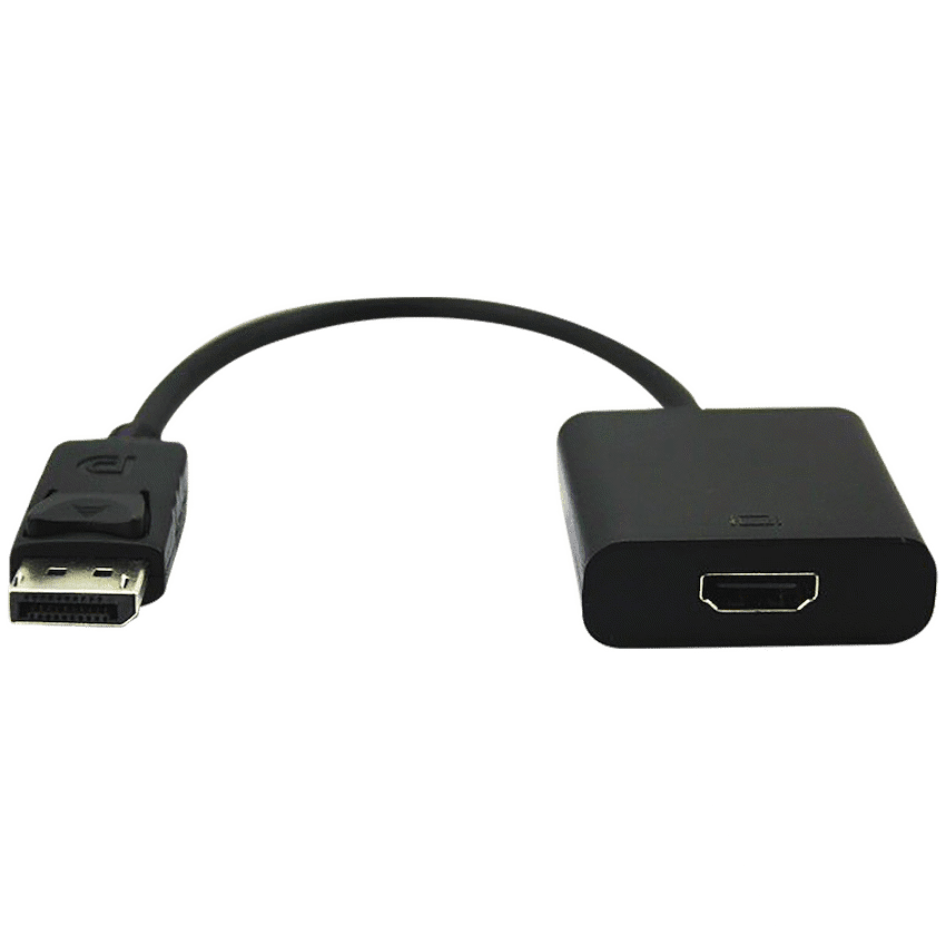 Volkano Port Series DisplayPort to 4K HDMI Converter 10cm - Black - Image 2