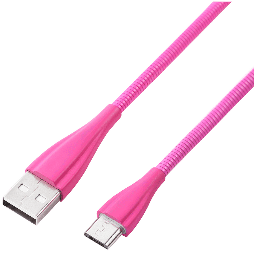 Volkano Fashion Series Micro USB Cable 1.8m - Lumo - Pink - Image 2