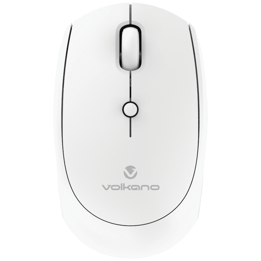 Volkano Talc Wireless Mouse - White