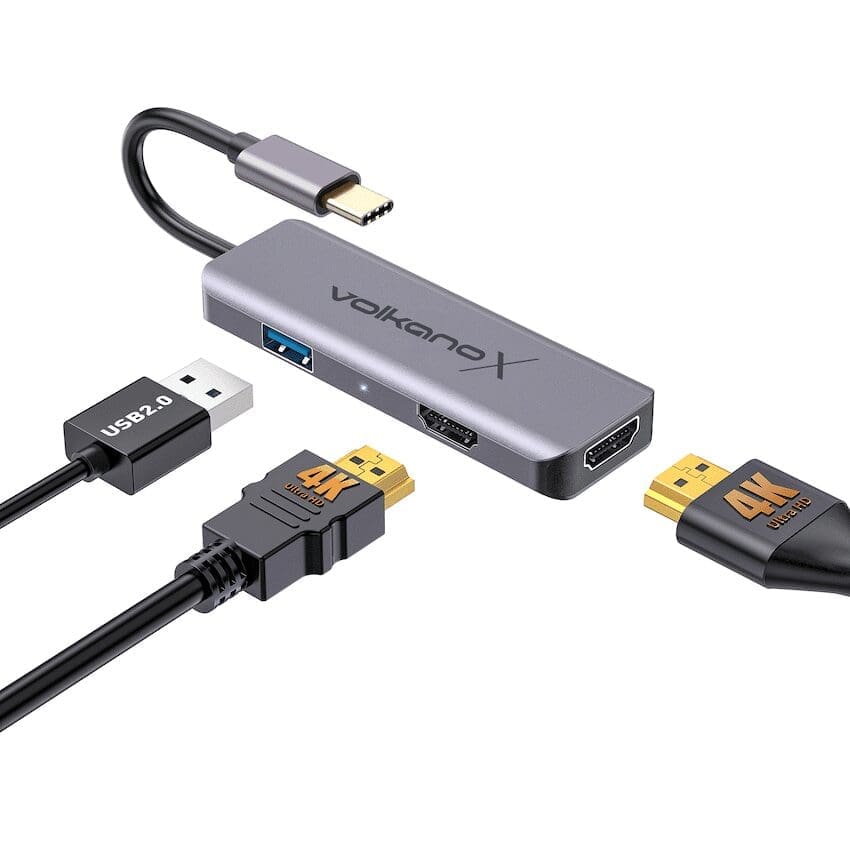 VolkanoX Core Duo HDMI Type-C to Dual HDMI Adaptor - Image 4