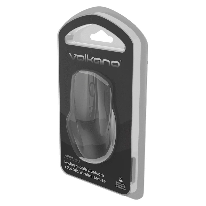 Volkano Aurum Series Bluetooth Wireless Mouse - Black - Image 3