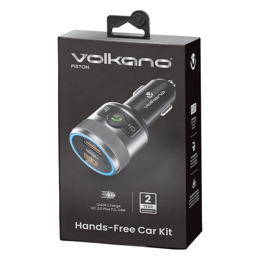 Volkano Piston Series Bluetooth Hands-Free Car Kit - Image 2